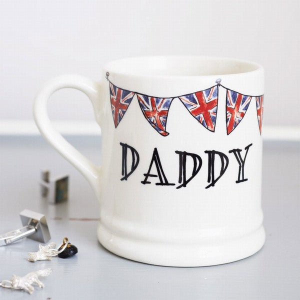 Daddy with Bunting Mug by Sweet William Designs.