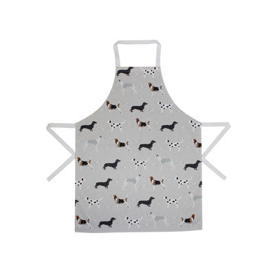 Grey Dogs Cotton Apron from Bailey & Friends