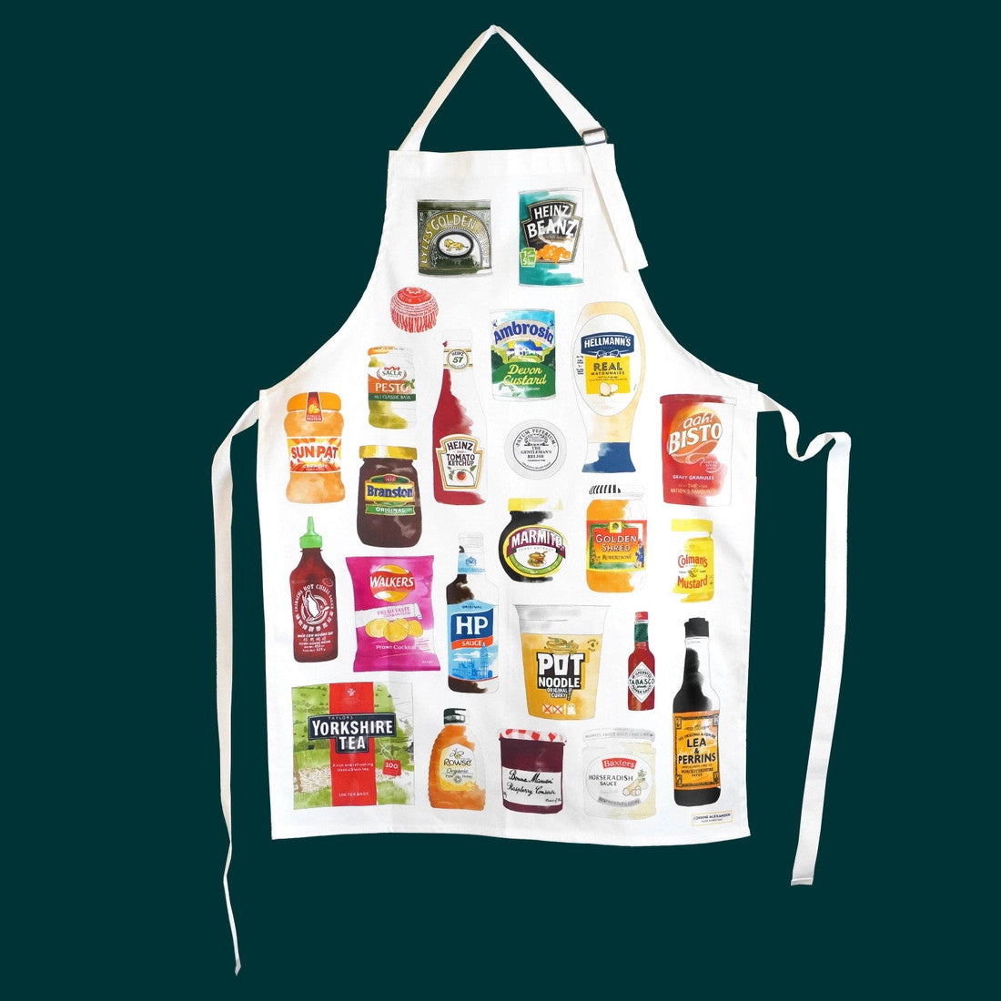 Store Cupboard Apron by Corinne Alexander.