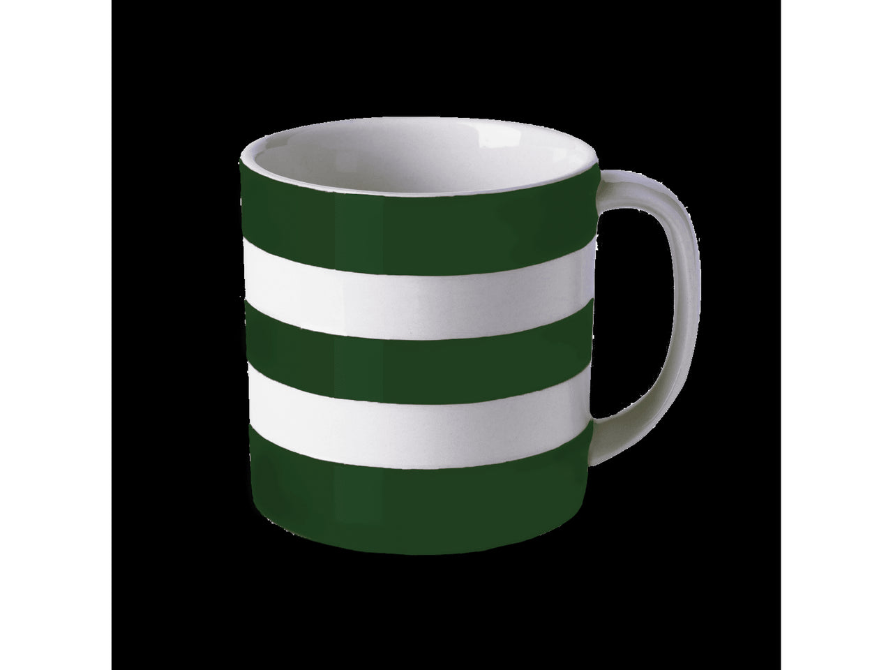 Cornishware 15 oz straight mug - Adder Green