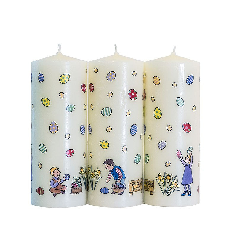 Alison Gardiner Easter Egg Hunt Mini Pillar Advent Candle