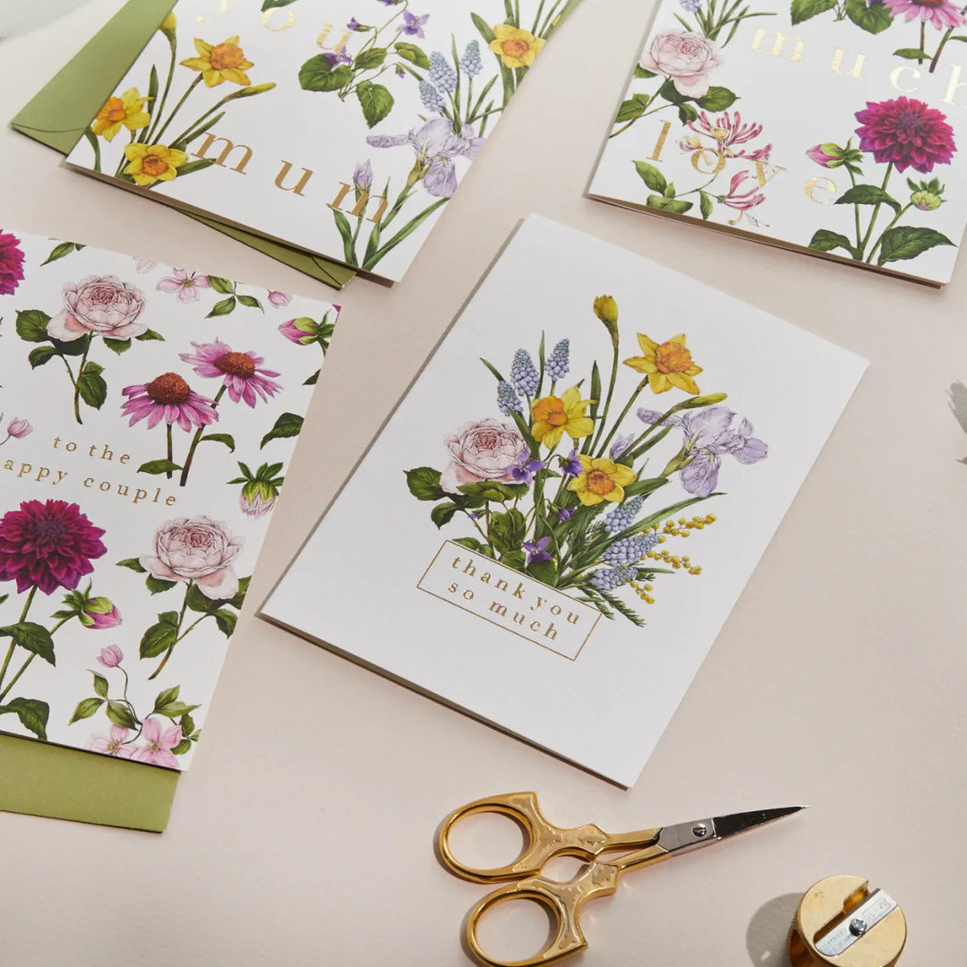 Bountiful Blooms "Thank you so much" Greeting Card