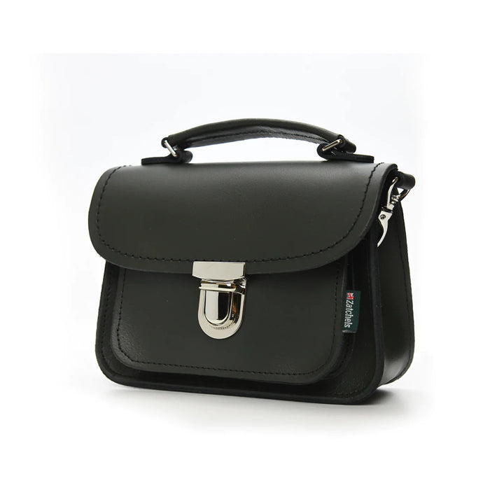 Handmade Leather Luna Ivy Green Small Handbag by Zatchels.
