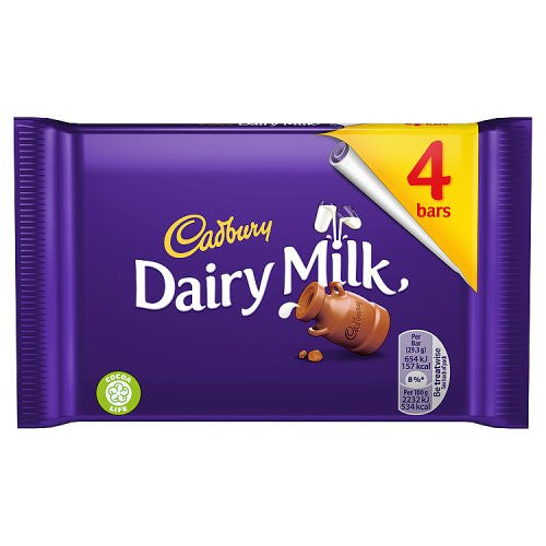 Cadbury's Dairy Milk 4 Pack