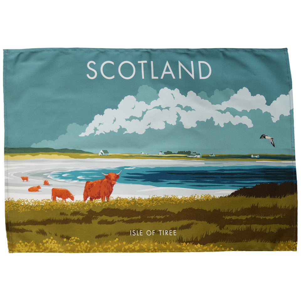 Scotland - Isle of Tiree Tea Towel