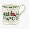 Christmas Cabin Set of 2 mugs by Emma Bridgewater.