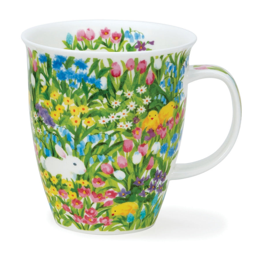 Dunoon Nevis Hidden Border Mug - Rabbit. Bone china, handmade in England.