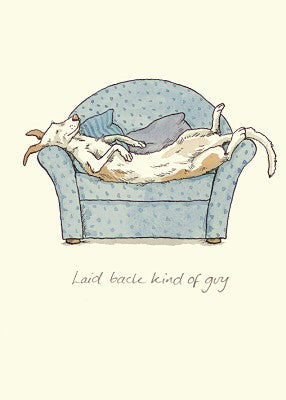 Laid Back Kind of a Guy Greetings Card by Anita Jeram.
