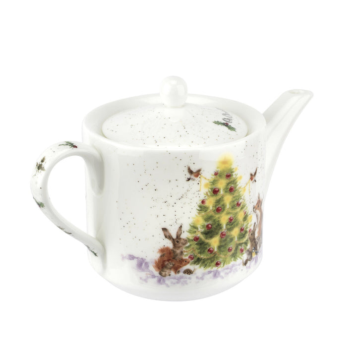 'Oh Christmas Tree' Fine Bone China Teapot by Portmeirion