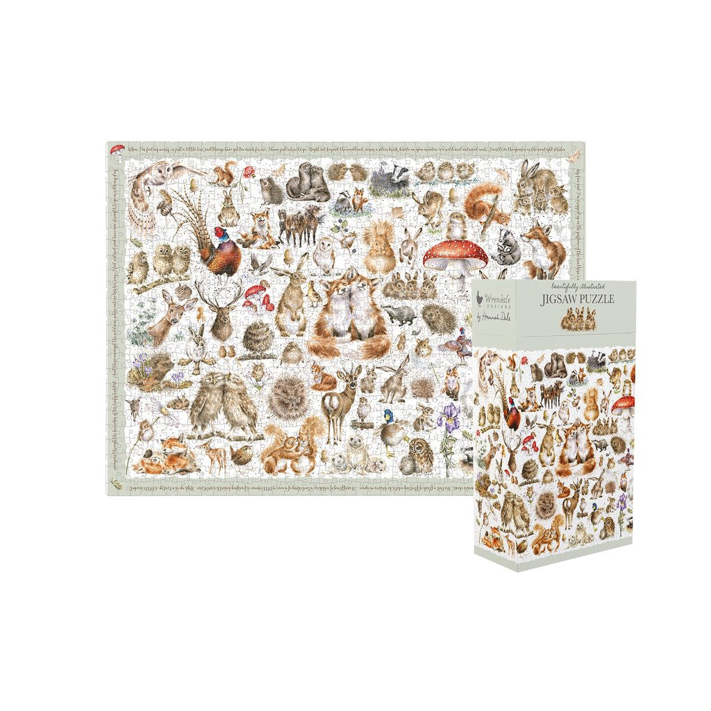 'A Country Set' Jigsaw Puzzle by Wrendale Designs.
