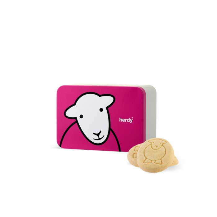 herdy Shortbread small Tin - Pink