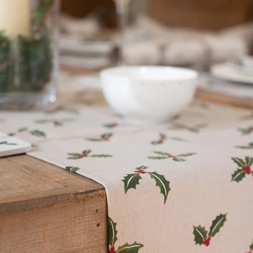 Sophie Allport Holly & Berry Table Runner
