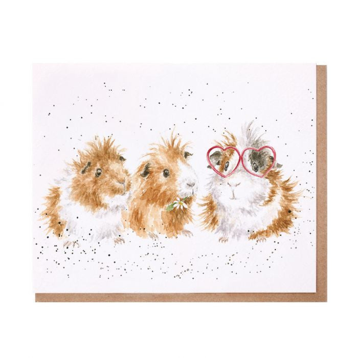 'The Trendsetter' Blank Greetings Card by Hannah Dale for Wrendale Designs.