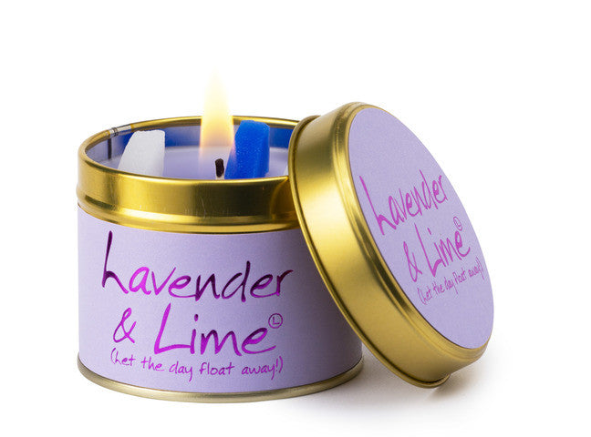 Lavender & Lime Scented Candle from Lily-Flame. Handmade in England