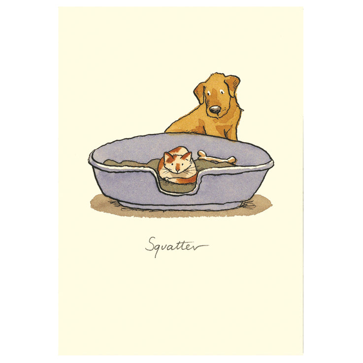 Squatter Greetings Card by Anita Jeram.