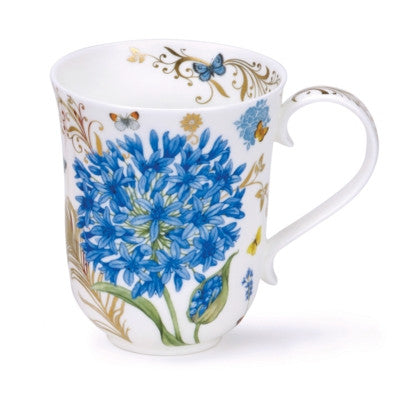 Dunoon Fine Bone China Braemar Vintage Blue Mug