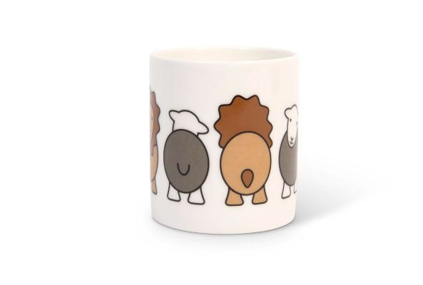 herdy special edition Lion & Lamb bone china mug, made in England.