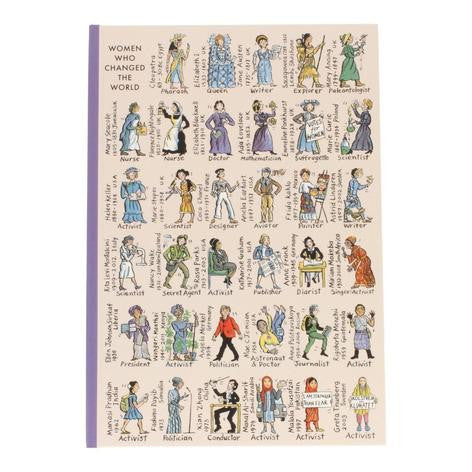 Women Who Changed the World A5 Notebook by Picturemaps