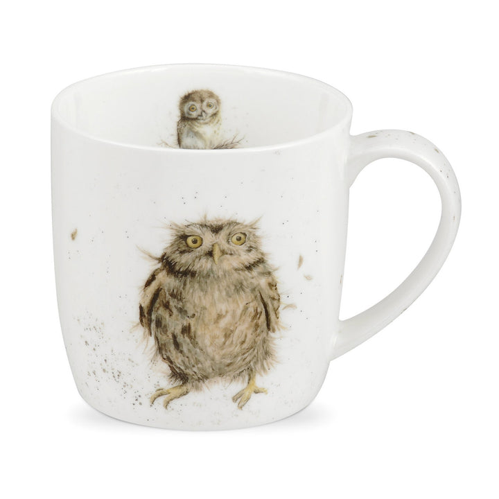 'What a Hoot' Bone China Mug from Wrendale Designs by Royal Worcester.