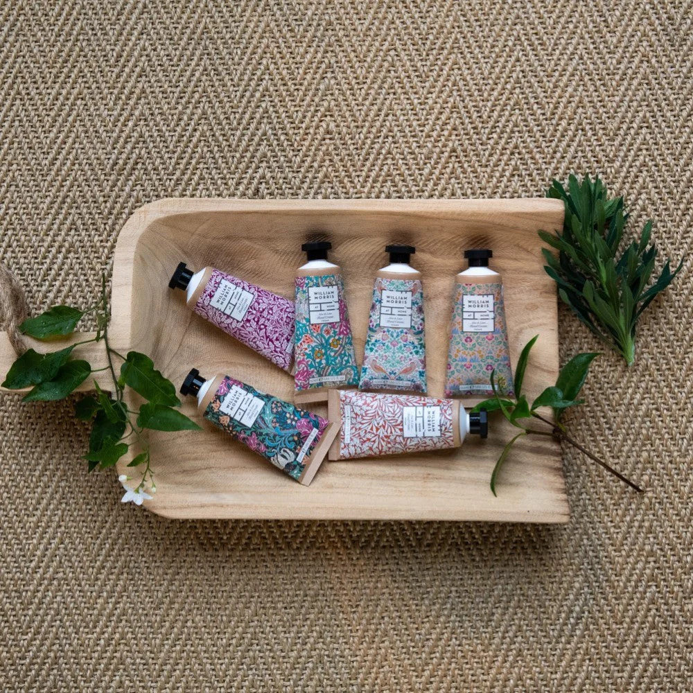 William Morris Strawberry Aloe & Lime 50ml Hand Cream by Heathcote & Ivory