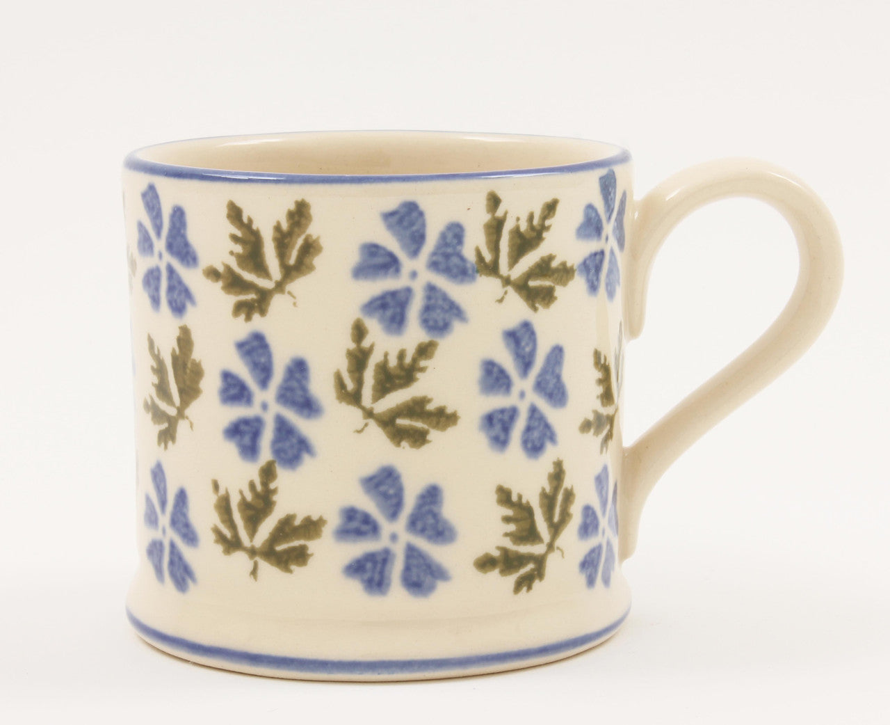 Brixton Pottery Geranium handmade pottery mug