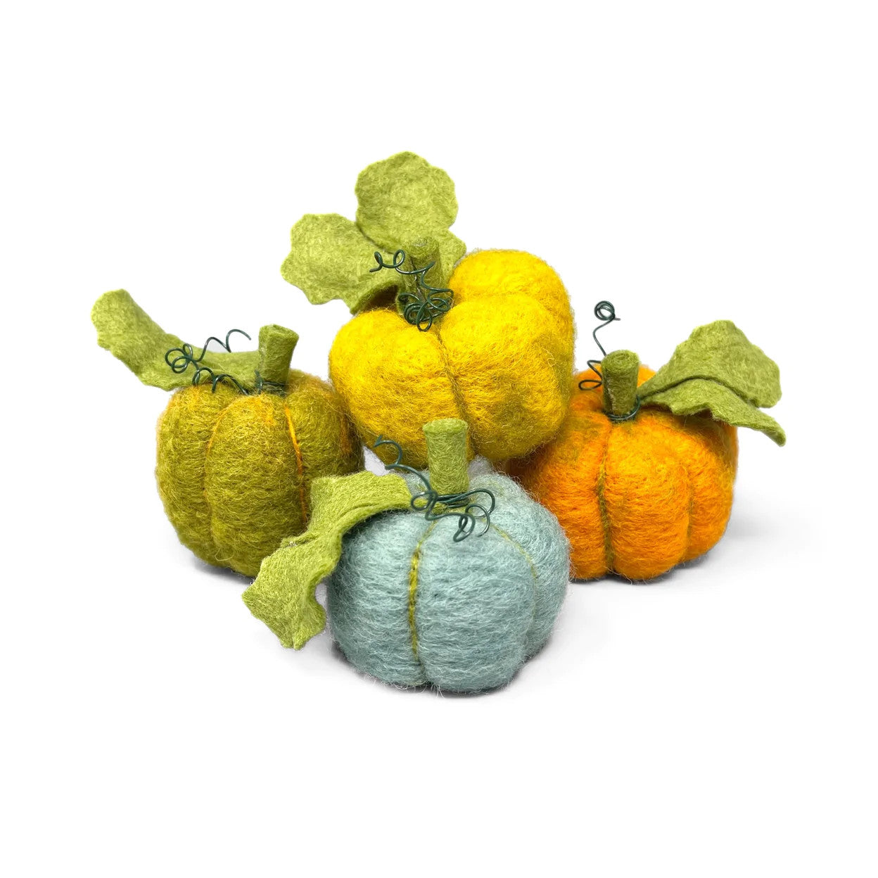 Woolly Pumpkins Felting Kit from The Crafty Kit Co. Made in Scotland