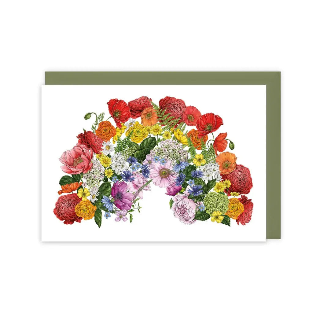 'Botanical Rainbow' Blank Card