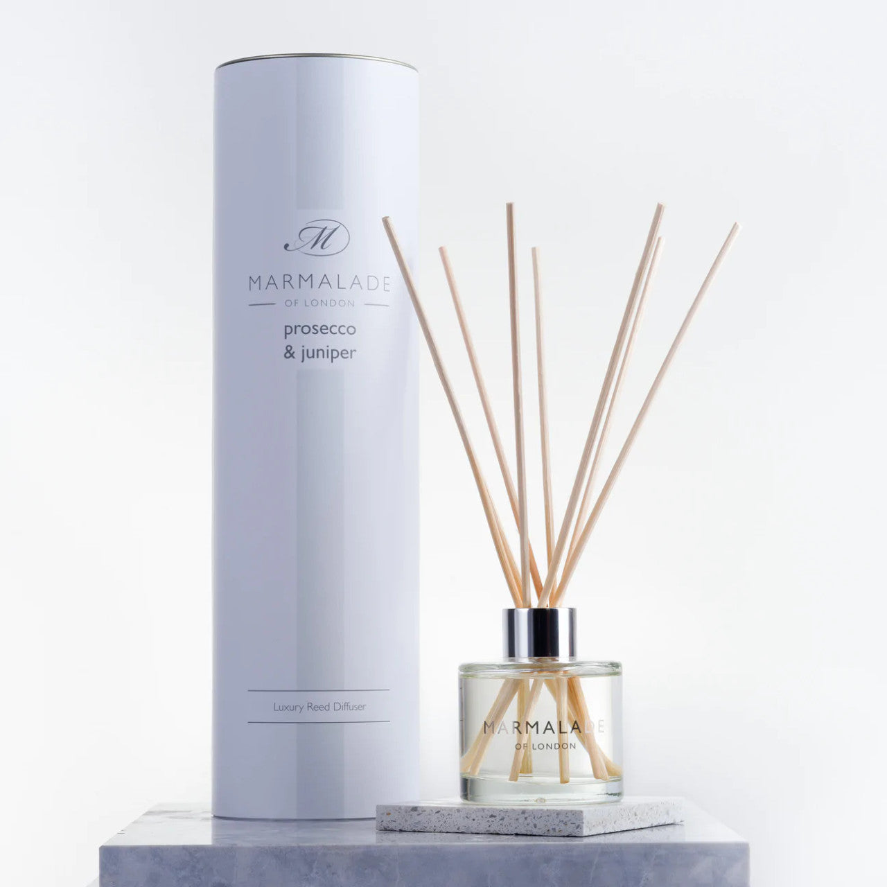 Prosecco & Juniper Reed Diffuser from Marmalade of London.