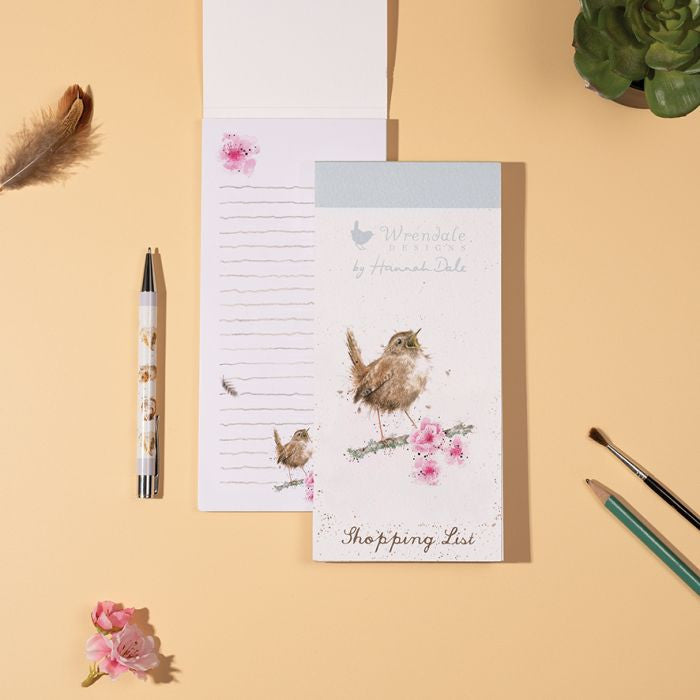 Little Tweets Shopping List Pad by Hannah Dale for Wrendale Designs.