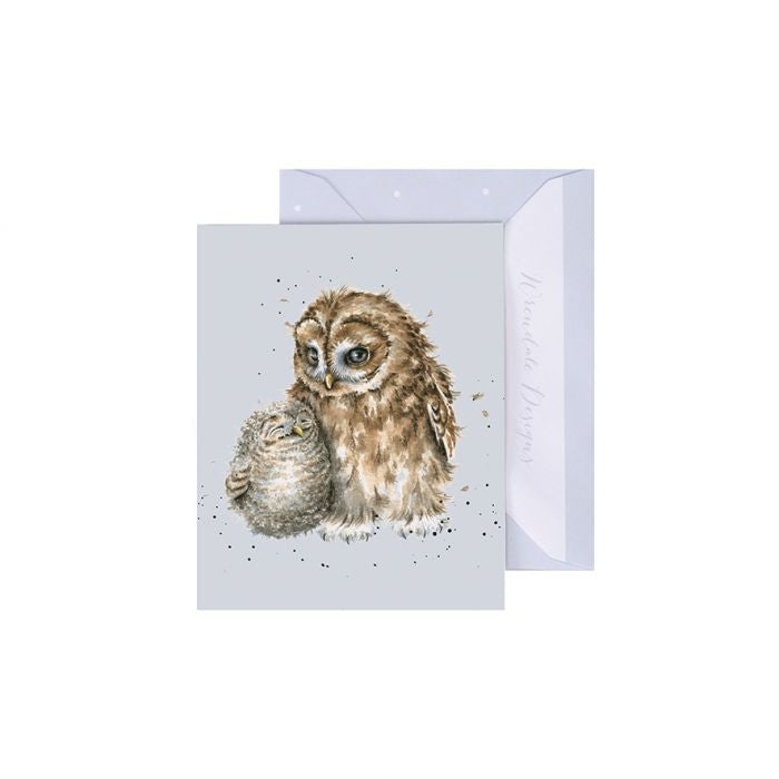 'Owlways By Your Side' Owl Gift Enclosure Card by Wrendale Designs