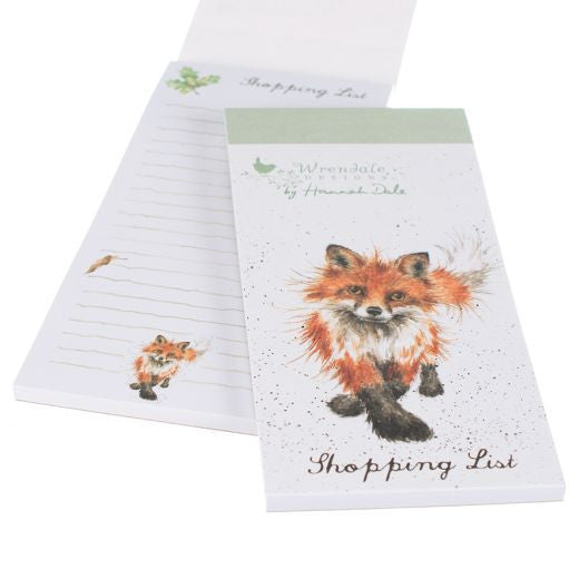 'The Foxtrot' Shopping List Pad by Hannah Dale for Wrendale Designs.