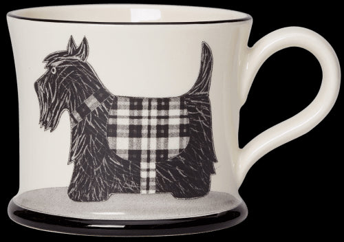 Scottie Dog Mug by Moorland Potteries.
