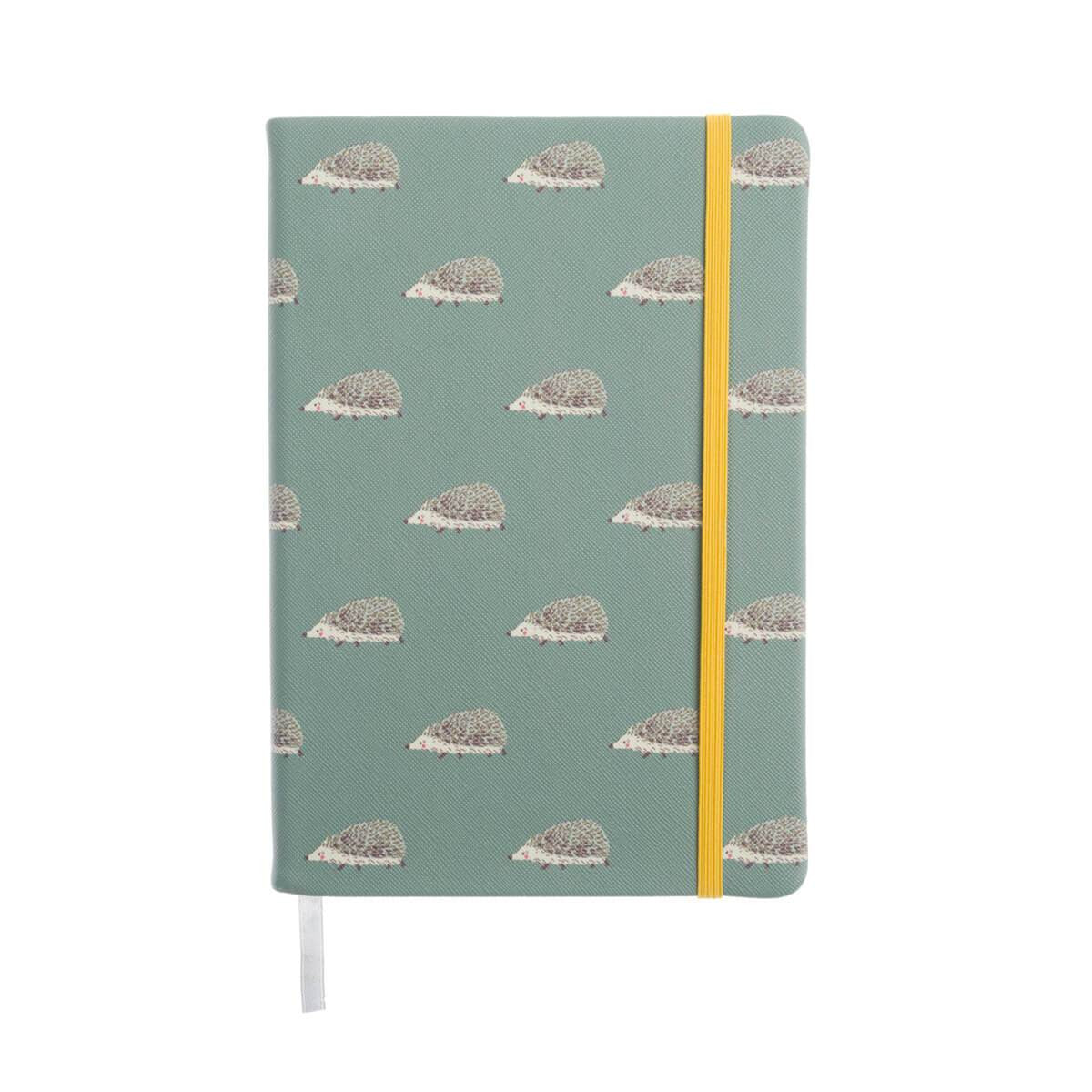 National Trust Hedgehog A5 Fabric Notebook by Sophie Allport