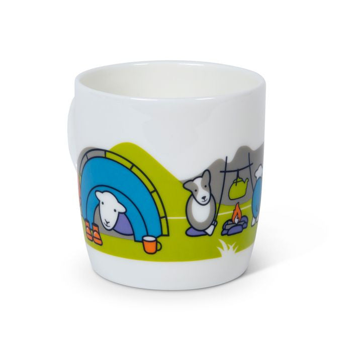 herdy camper mug. Made in England.