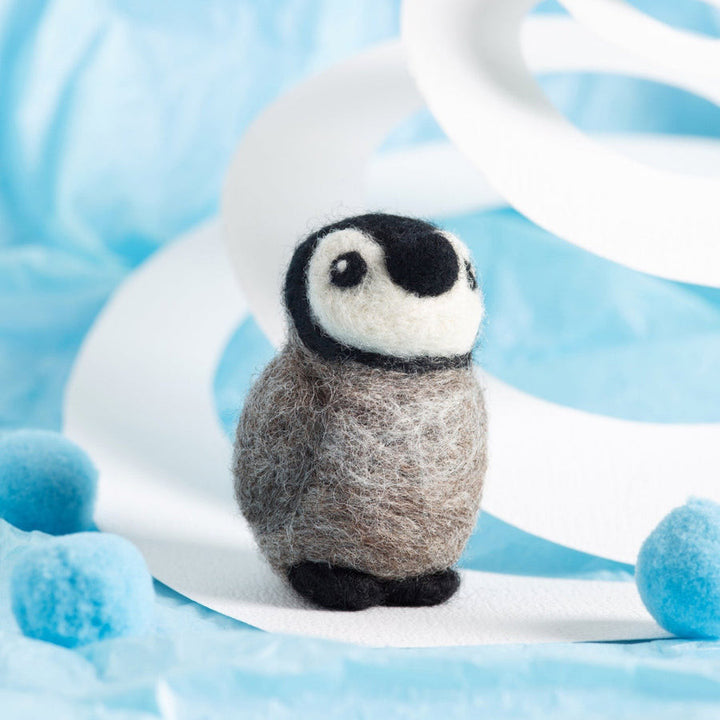Baby Penguin Mini Felting Kit by Hawthorn Handmade.