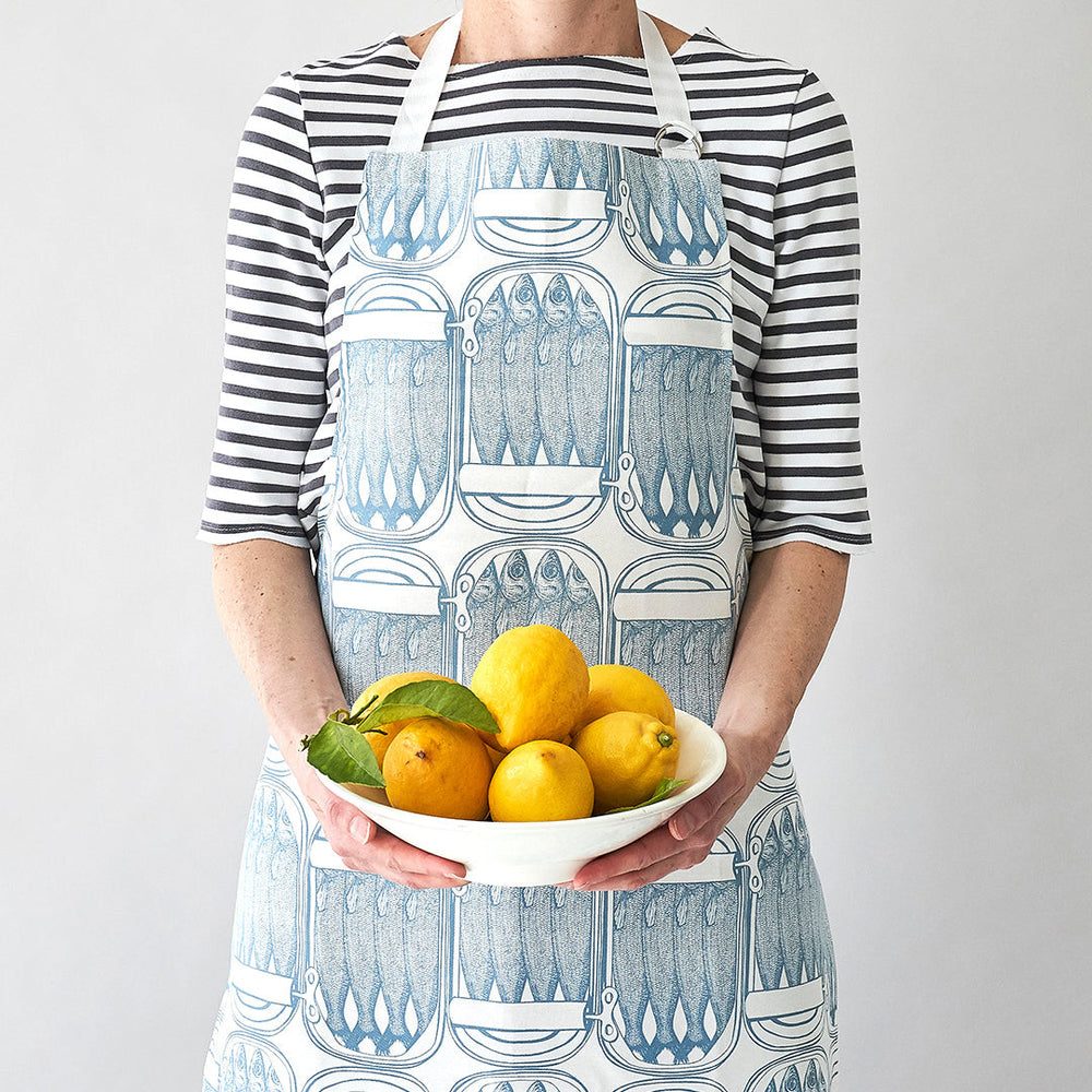 Thornback & Peel Sardine 100% Cotton Apron