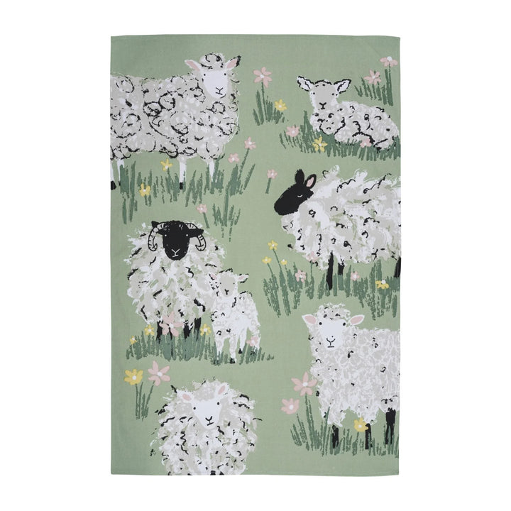 Woolly Sheep Cotton Tea Towel from Ulster Weavers