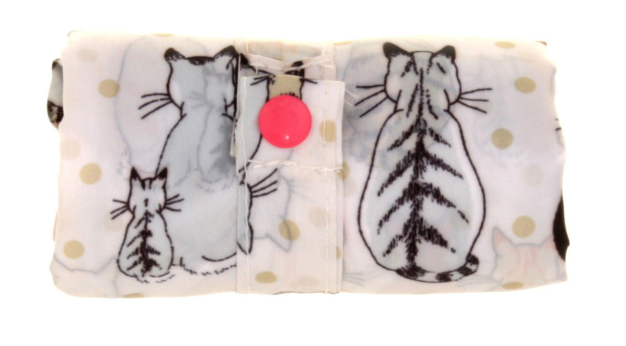 Cats In Waiting packable bag by Ulster Weavers 