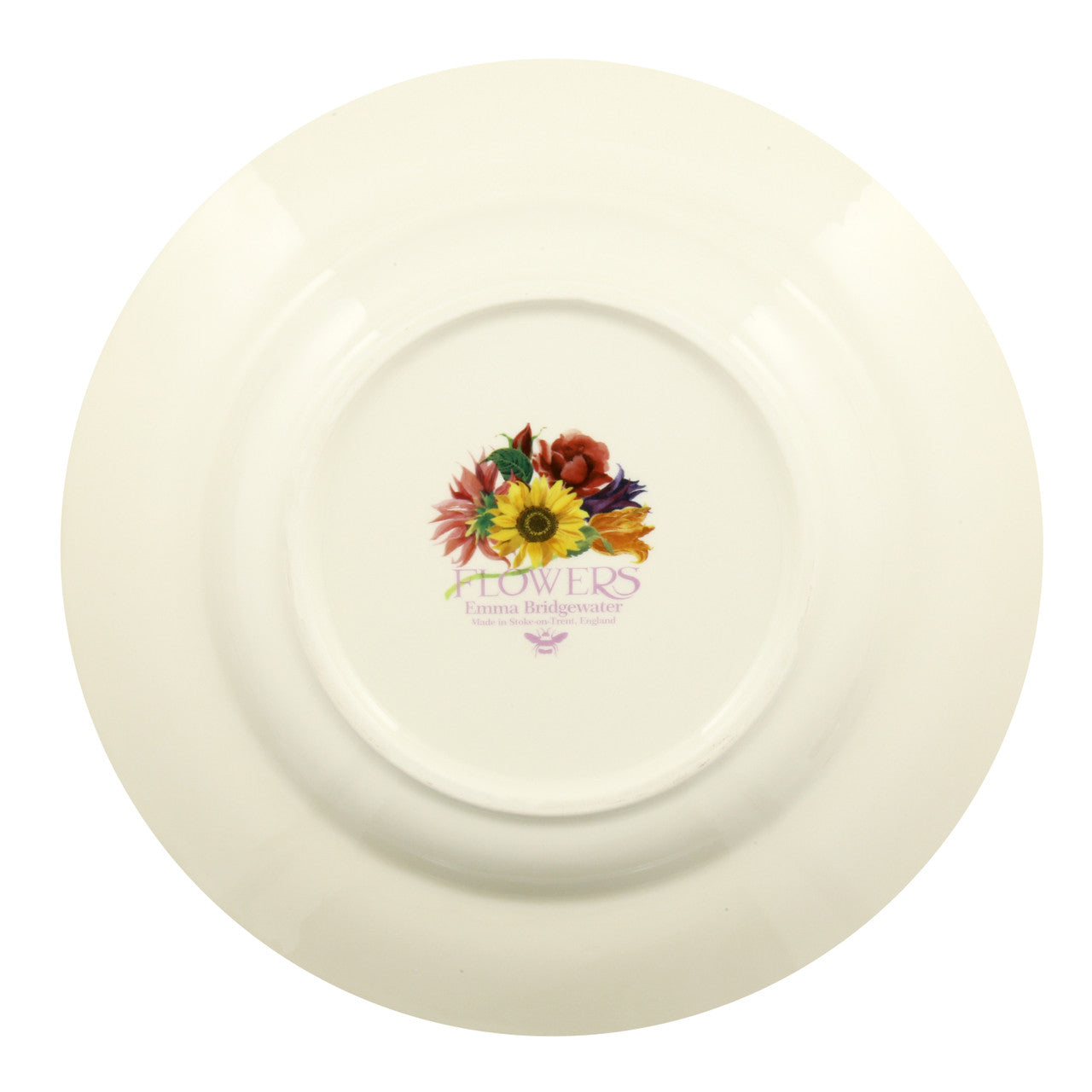 Emma Bridgewater Flowers Tulips 10 1/2 inch plate.