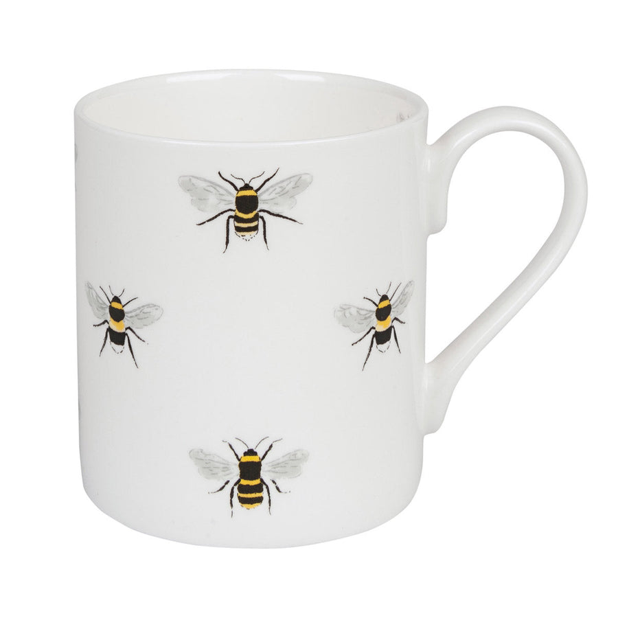 Small Bees Bone China mug by Sophie Allport.