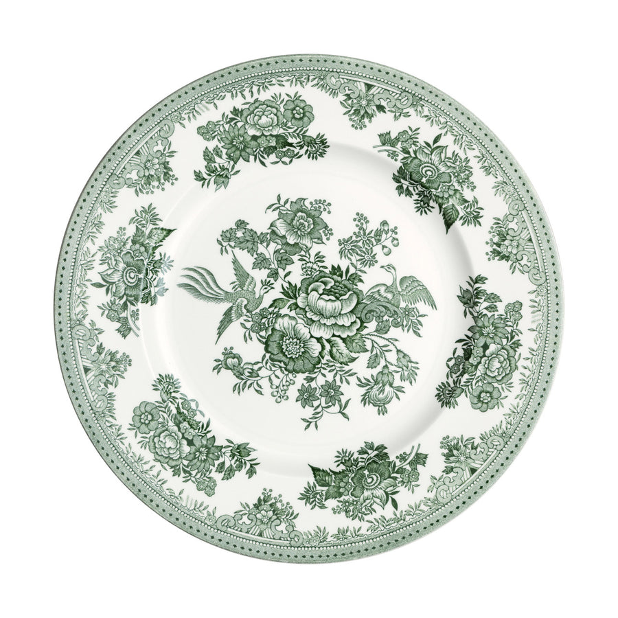 Dark Green Asiatic Pheasants Dinner 10.5" Plate