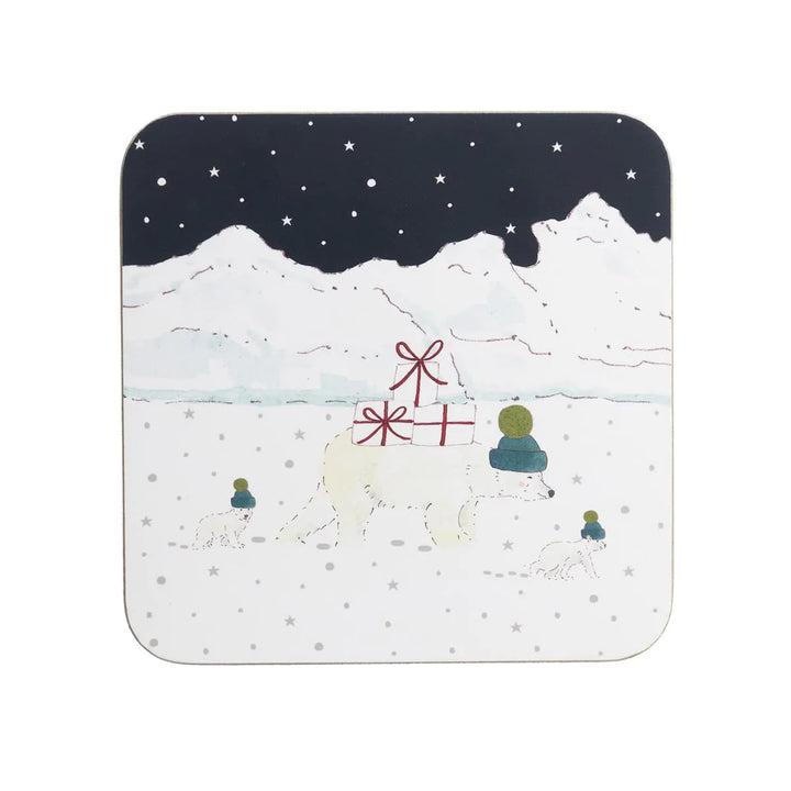 Snow Season Coasters- Set of 4