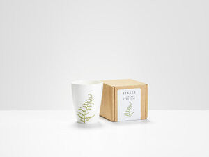 Curled Fern Beaker by Helen Beard.