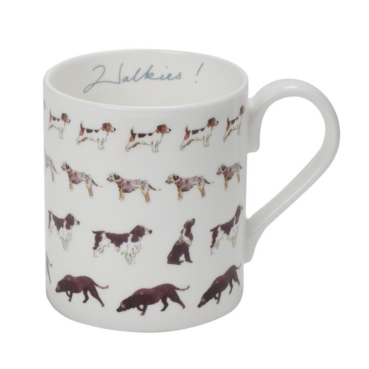 Sophie Allport bone china Walkies! mug boxed.