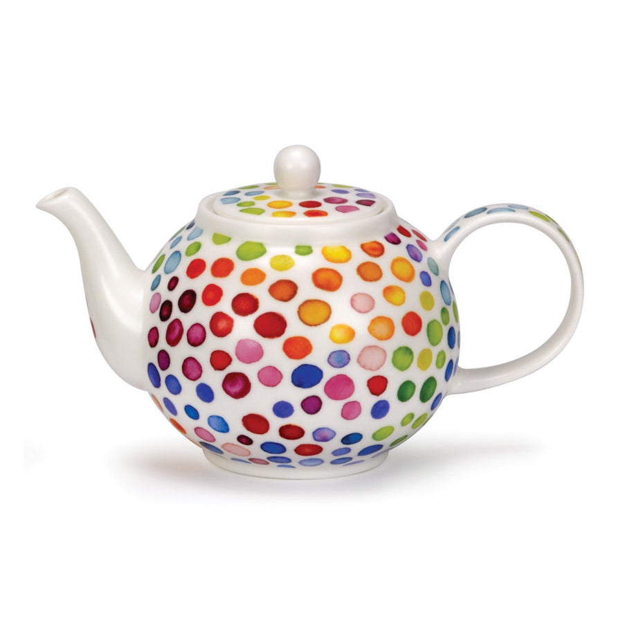 Fine bone china Dunoon Hot Spots small teapot.