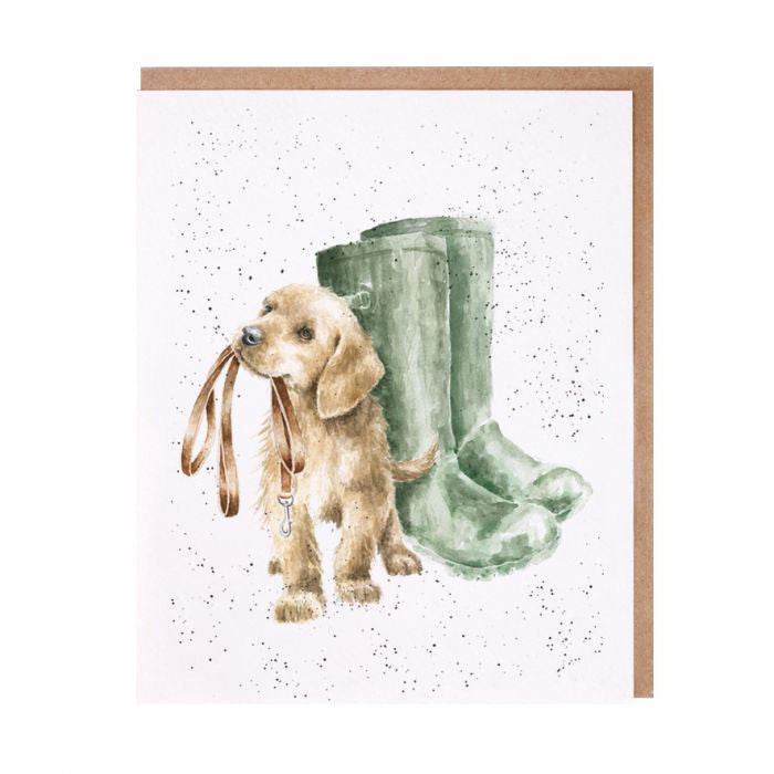 'Hopeful' Blank Greetings Card by Hannah Dale for Wrendale Designs.