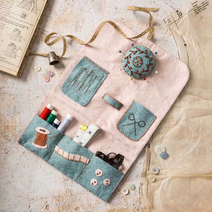 Sewing Roll Wool Mix Felt Craft Kit by Corinne Lapierre