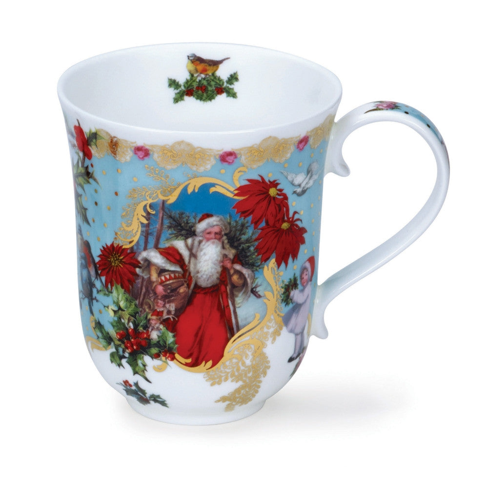Dunoon Fine Bone China Braemar Vintage Christmas Mug