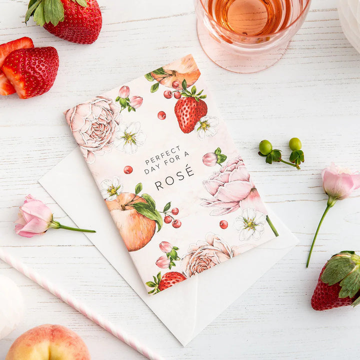 Botanical Party Rose Card by Catherine Lewis Design