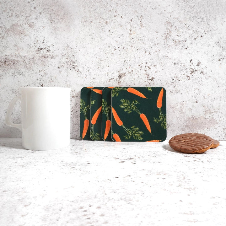 Carrot Coaster Set by Corinne Alexander